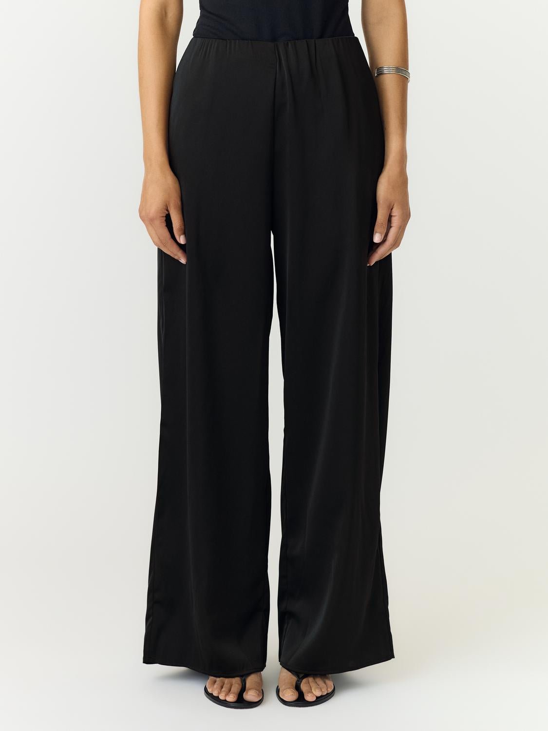 YASPELLA Trousers - Black - VERO MODA & VILA Bergvik