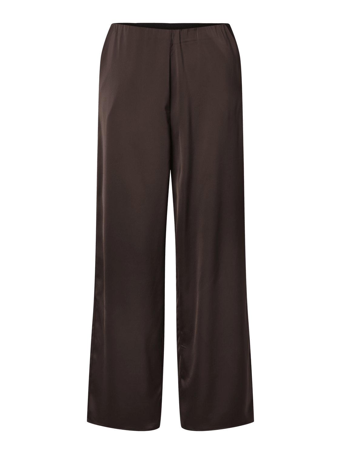 YASPELLA Trousers - Chocolate Brown - VERO MODA & VILA Bergvik