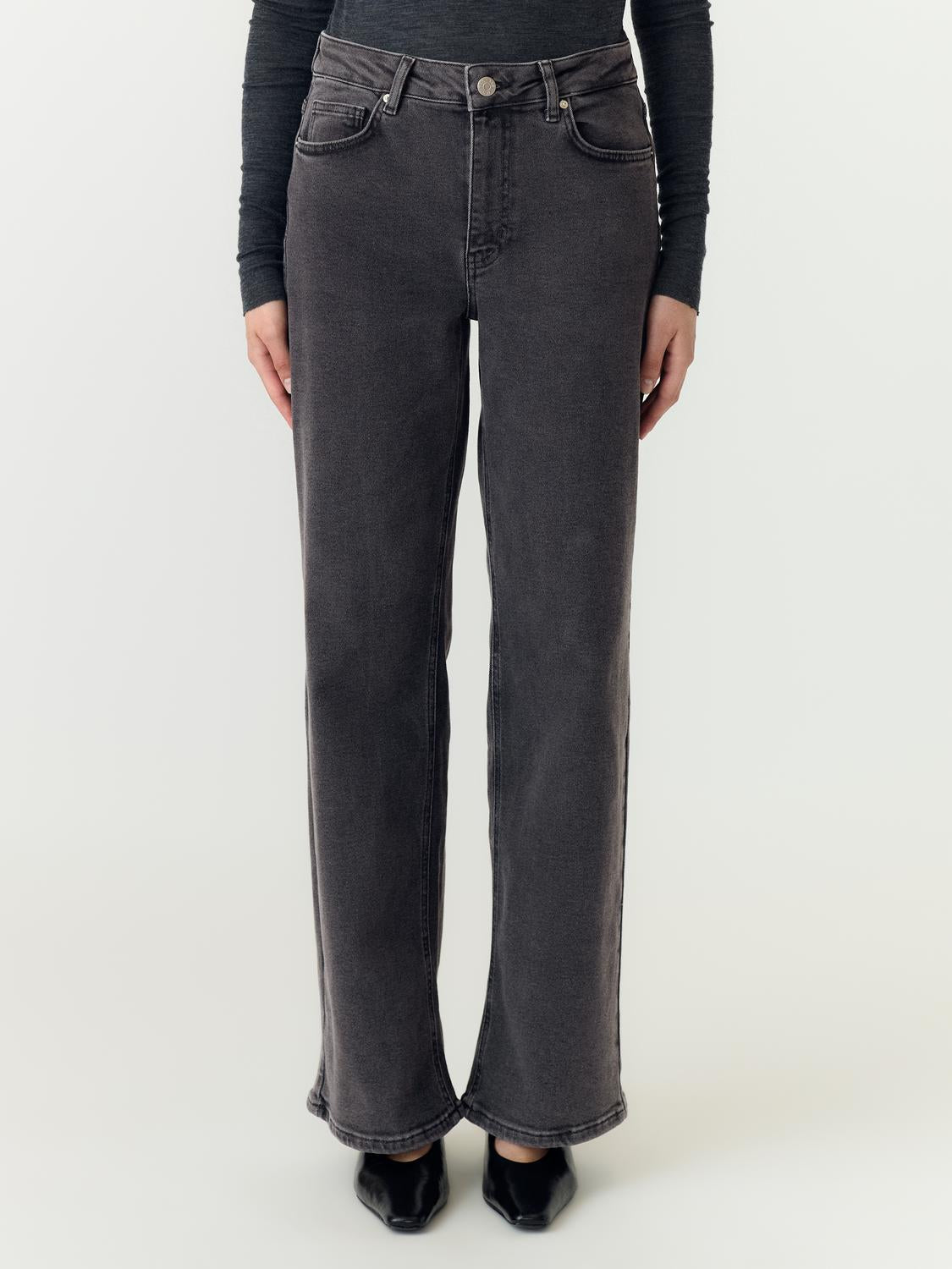 YASROSIE Jeans - Dark Grey Denim - VERO MODA & VILA Bergvik