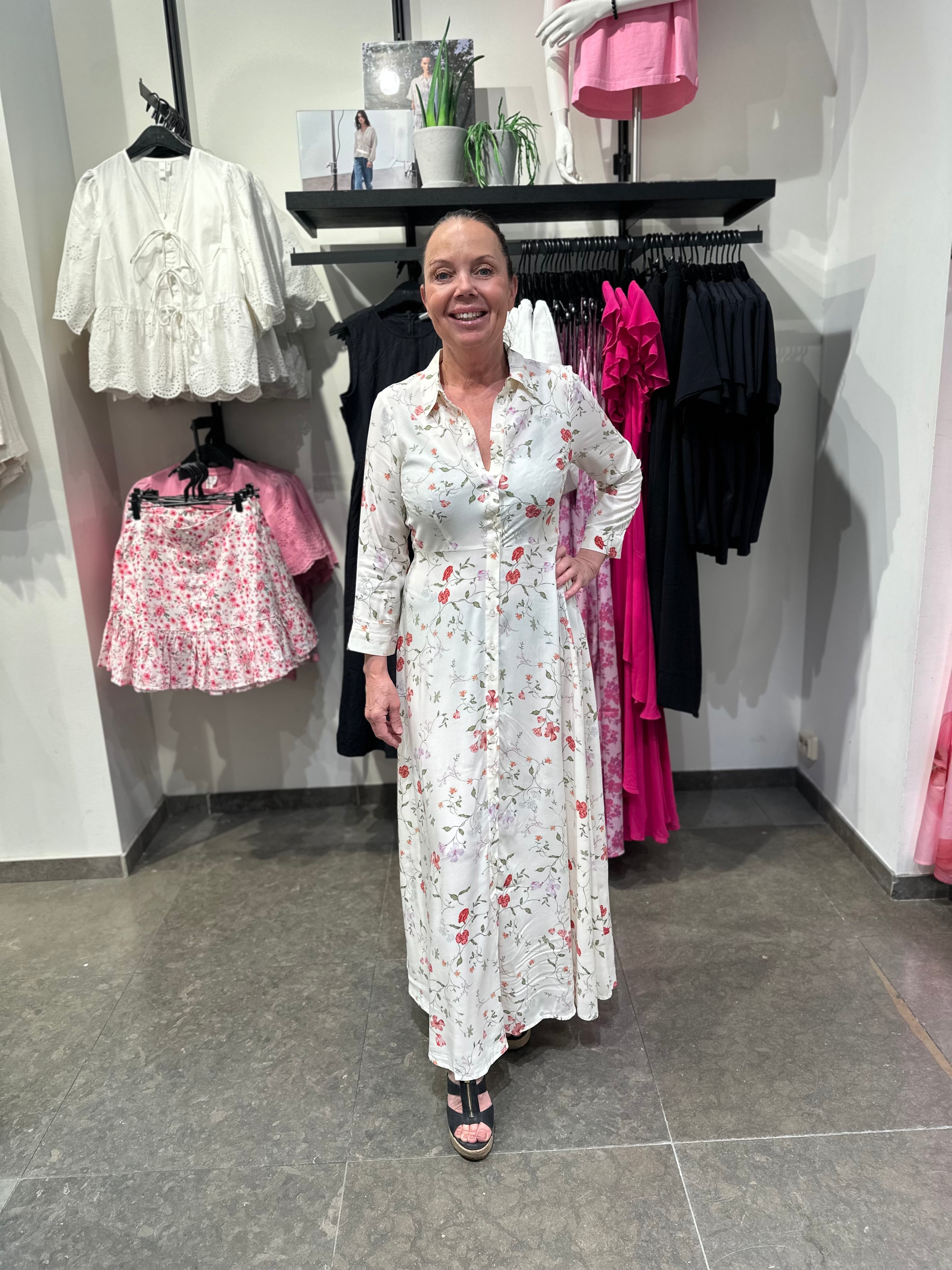 YASSAVANNA Long Dress - Pristine - VERO MODA & VILA Bergvik