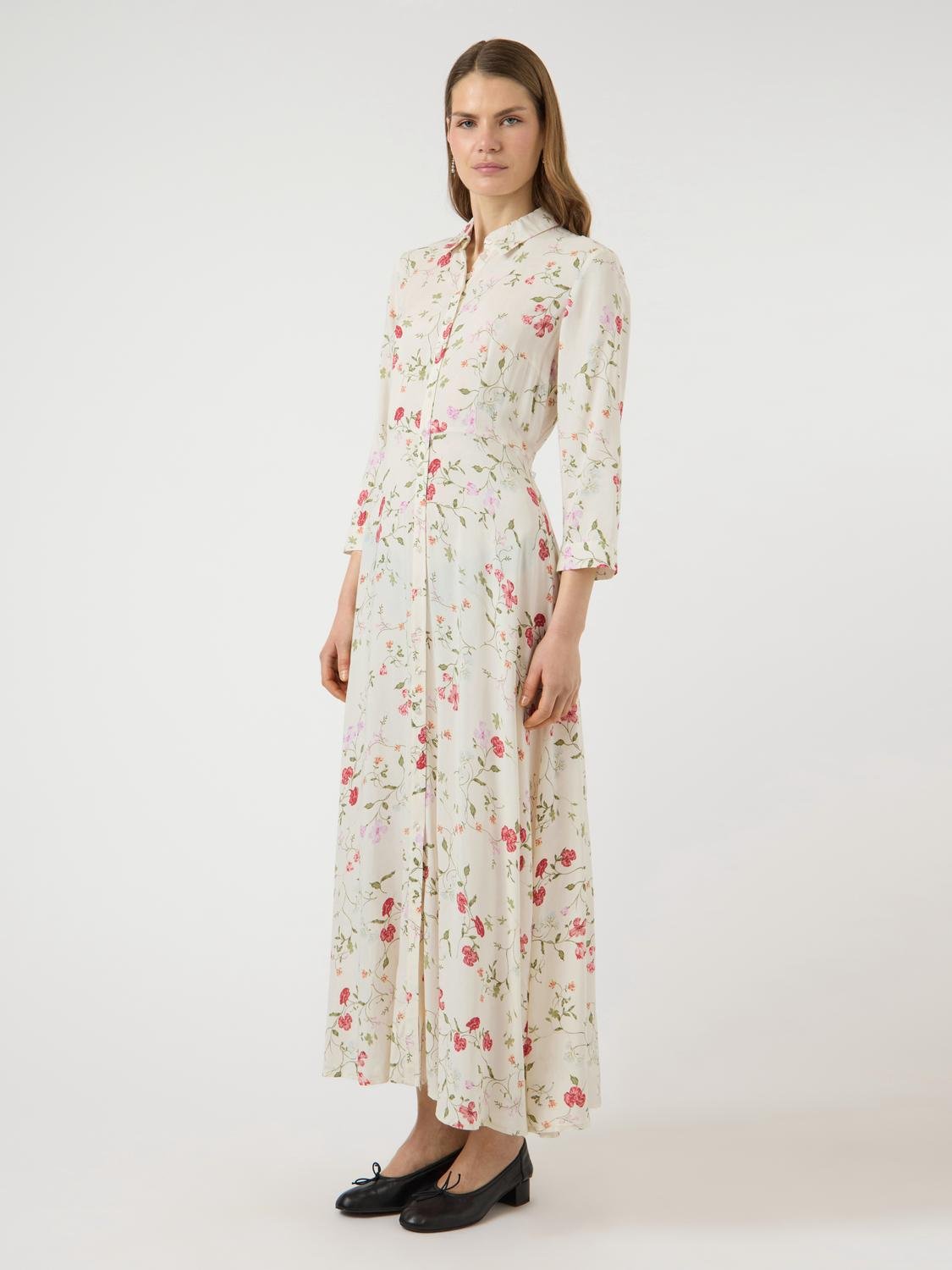 YASSAVANNA Long Dress - Pristine - VERO MODA & VILA Bergvik