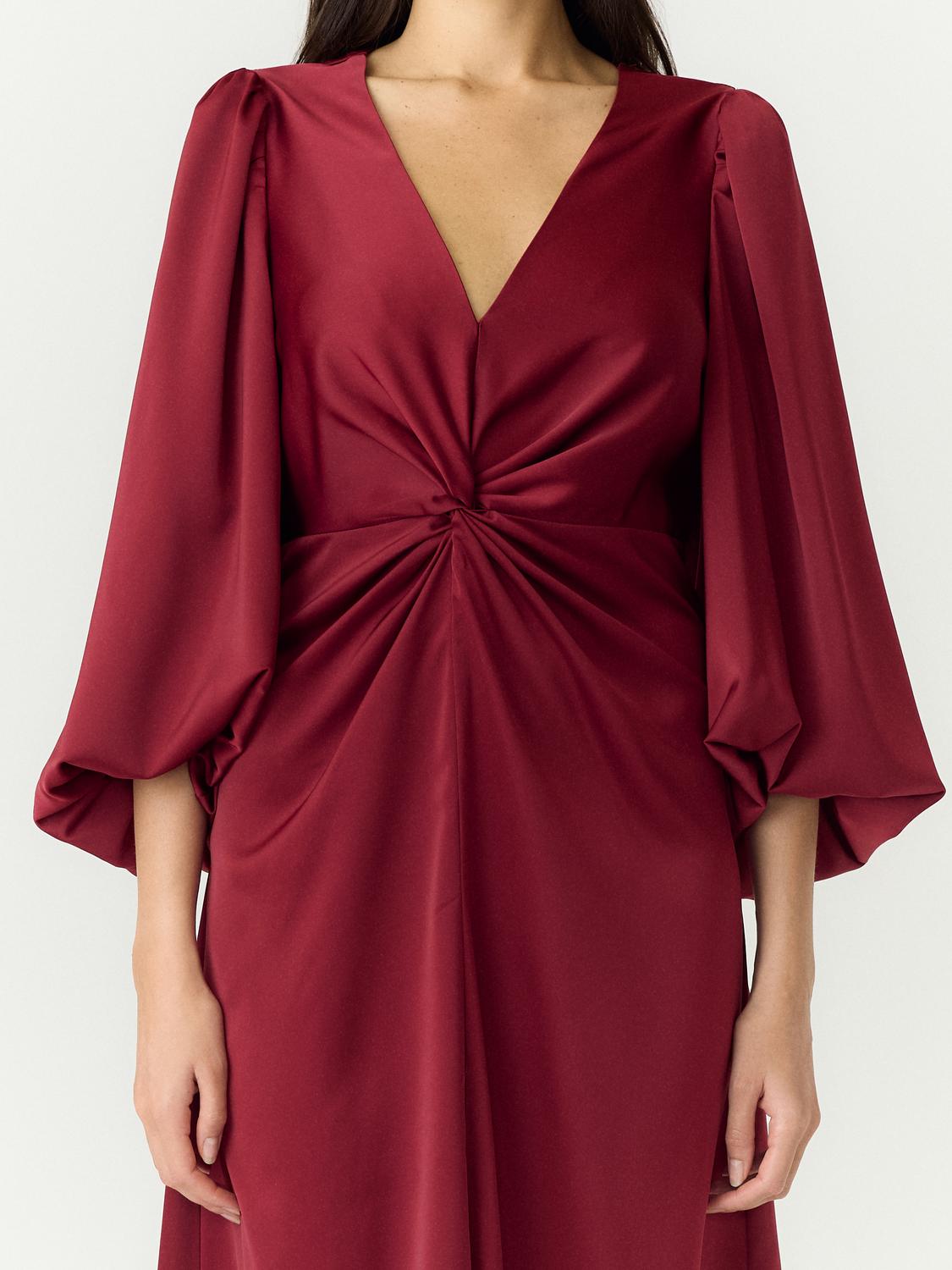 YASTHEA Long Dress - Tibetan Red - VERO MODA & VILA Bergvik