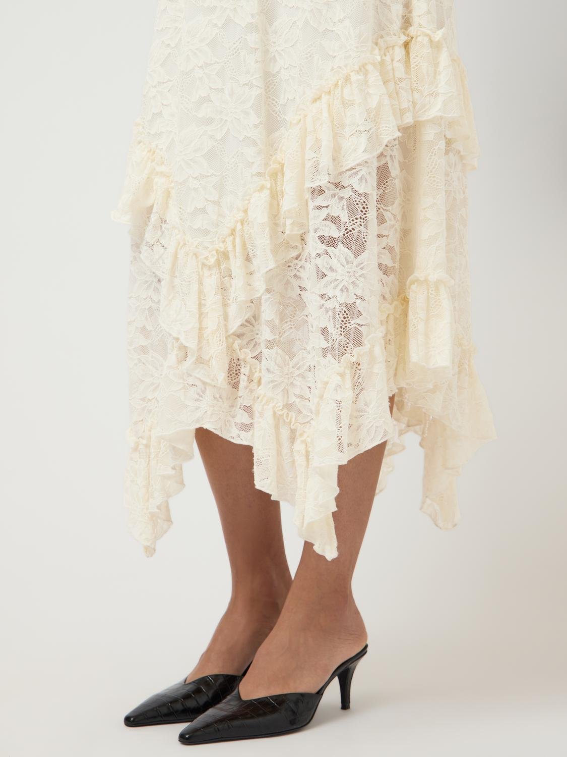 YASTUKKA Long Skirt - Pristine - VERO MODA & VILA Bergvik