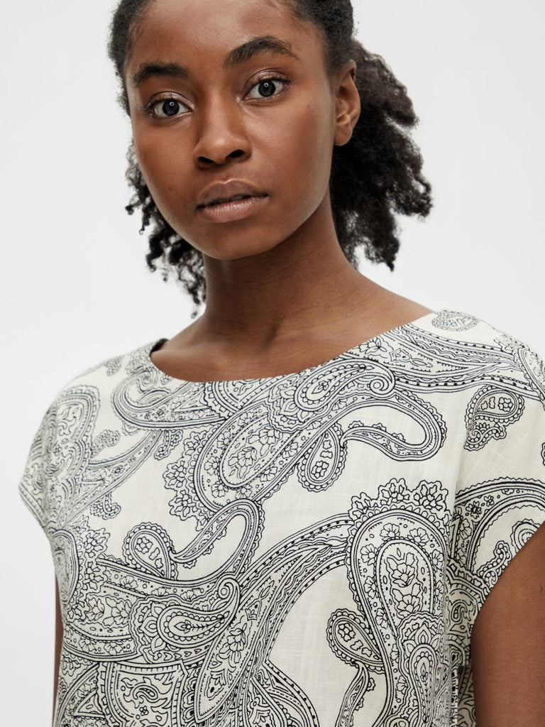 OBJADILLA T-shirts & Tops - sandshell - VERO MODA & VILA Bergvik