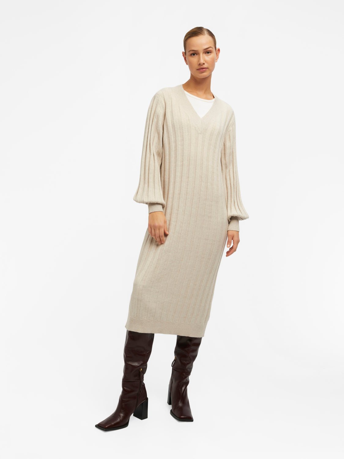OBJALICE Dress - Silver Gray - VERO MODA & VILA Bergvik
