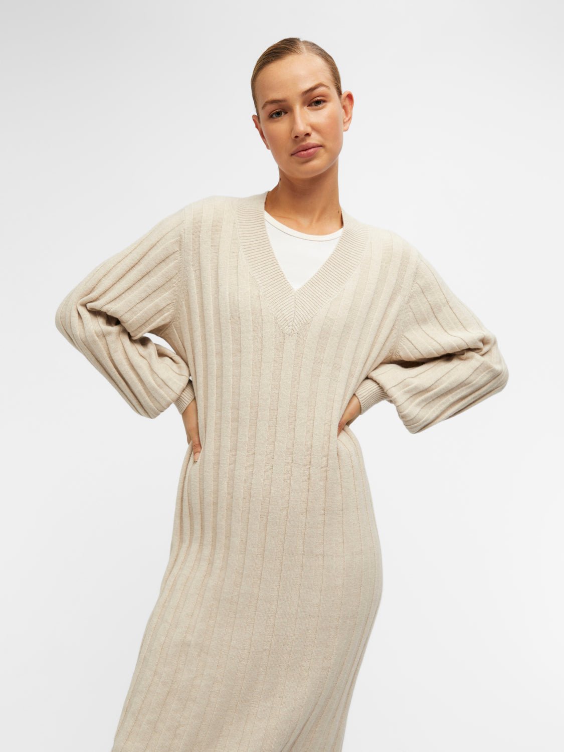 OBJALICE Dress - Silver Gray - VERO MODA & VILA Bergvik