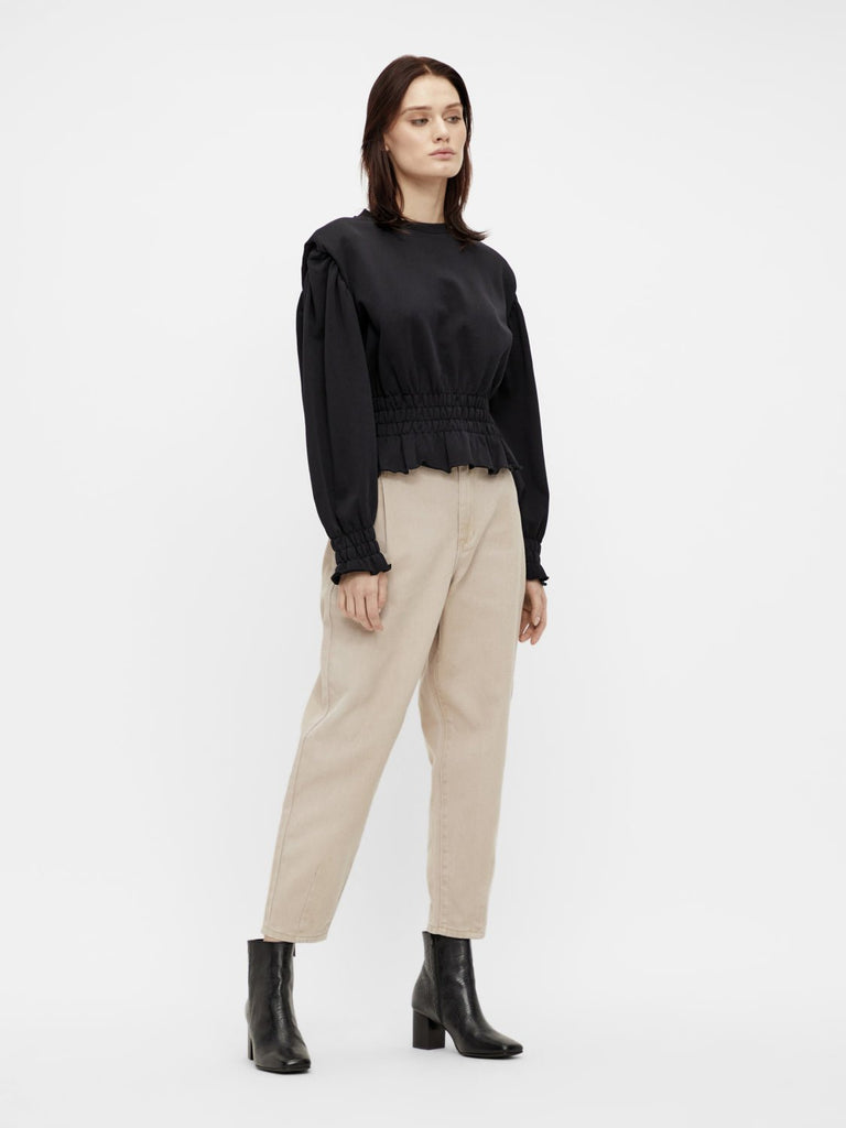 OBJBELLIS Sweat - black - VERO MODA & VILA Bergvik