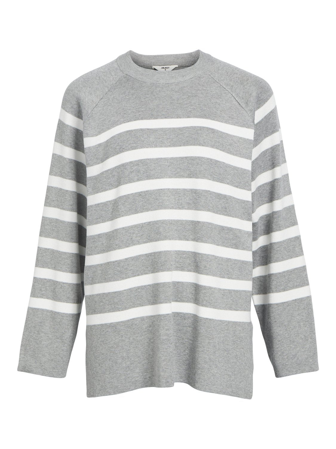 OBJESTER Pullover - Light Grey Melange - VERO MODA & VILA Bergvik