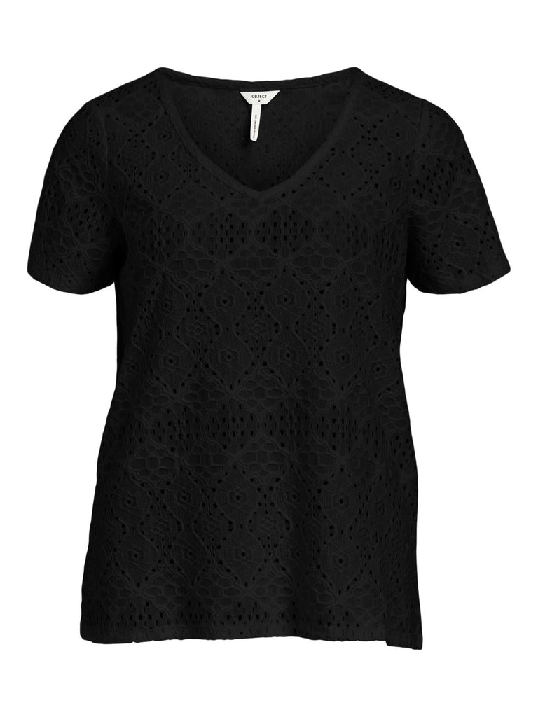 OBJFEODORA T-Shirts & Tops - Black - VERO MODA & VILA Bergvik