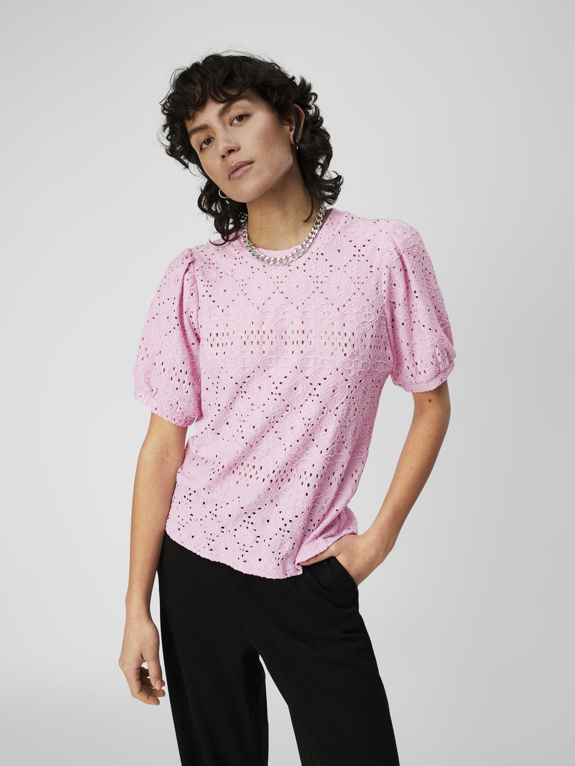 OBJFEODORA T-Shirts & Tops - Pastel Lavender - VERO MODA & VILA Bergvik