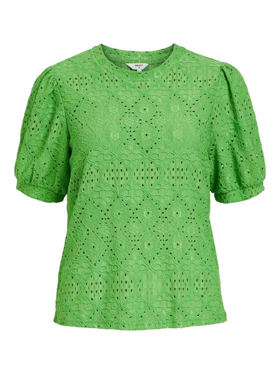 OBJFEODORA T-Shirts & Tops - Vibrant Green - VERO MODA & VILA Bergvik