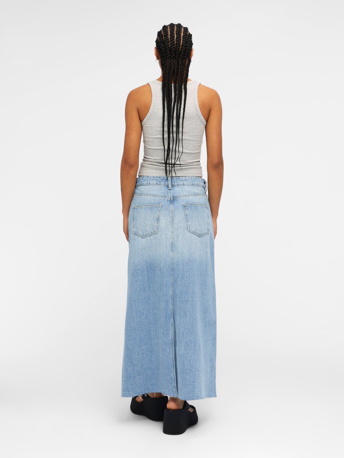 OBJHARLOW Skirt - Light Blue Denim - VERO MODA & VILA Bergvik