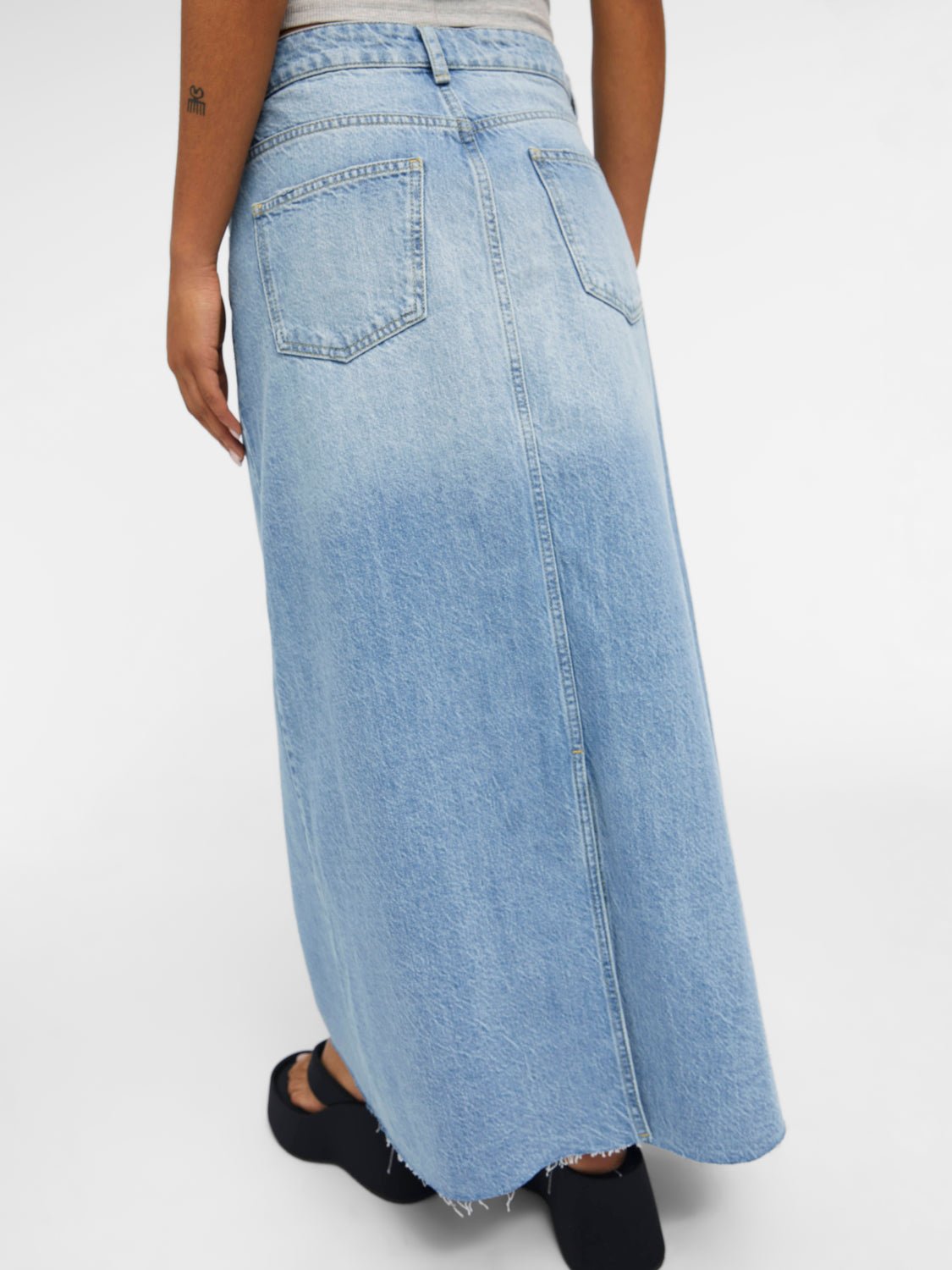 OBJHARLOW Skirt - Light Blue Denim - VERO MODA & VILA Bergvik