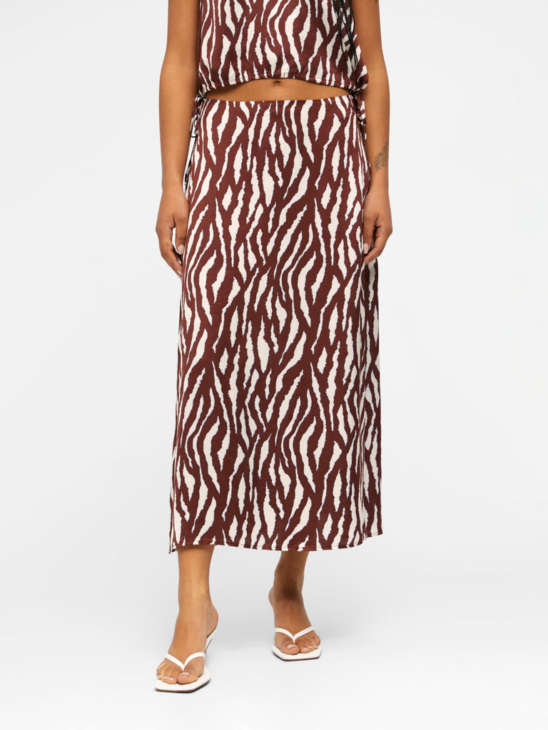 OBJJABINA Skirt - Bitter Chocolate - VERO MODA & VILA Bergvik