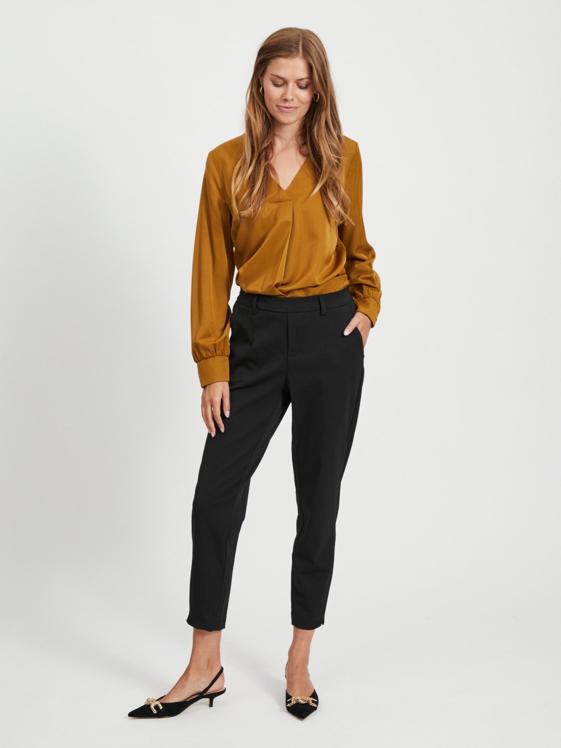 OBJLISA Pants - Black - VERO MODA & VILA Bergvik