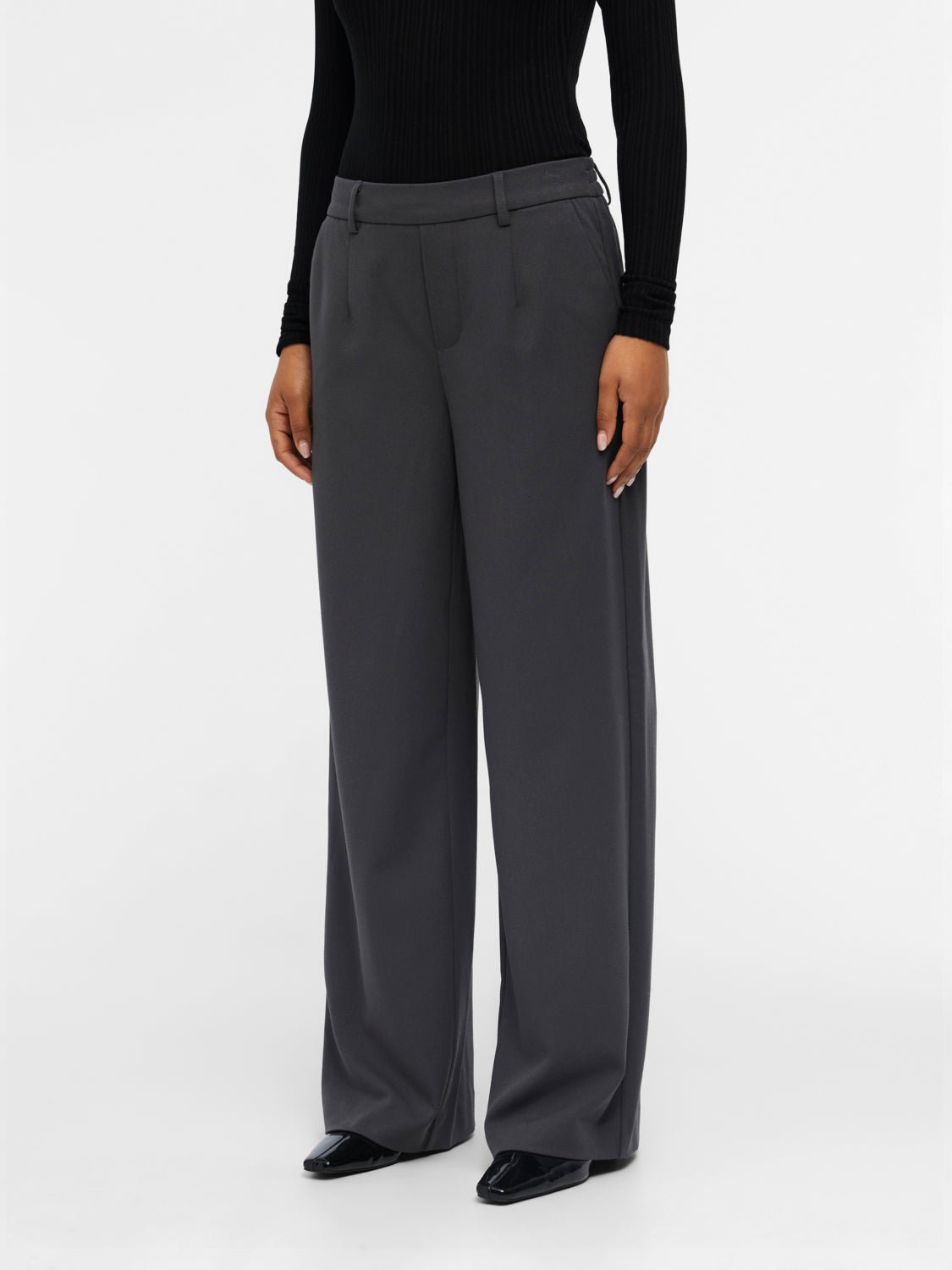 OBJLISA Pants - Magnet - VERO MODA & VILA Bergvik