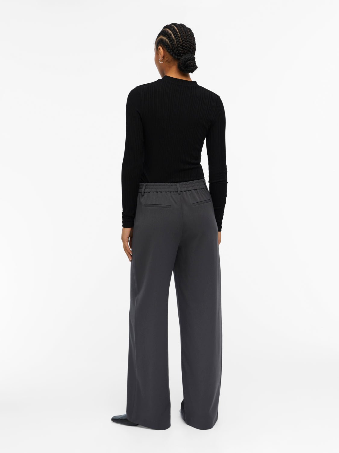 OBJLISA Pants - Magnet - VERO MODA & VILA Bergvik