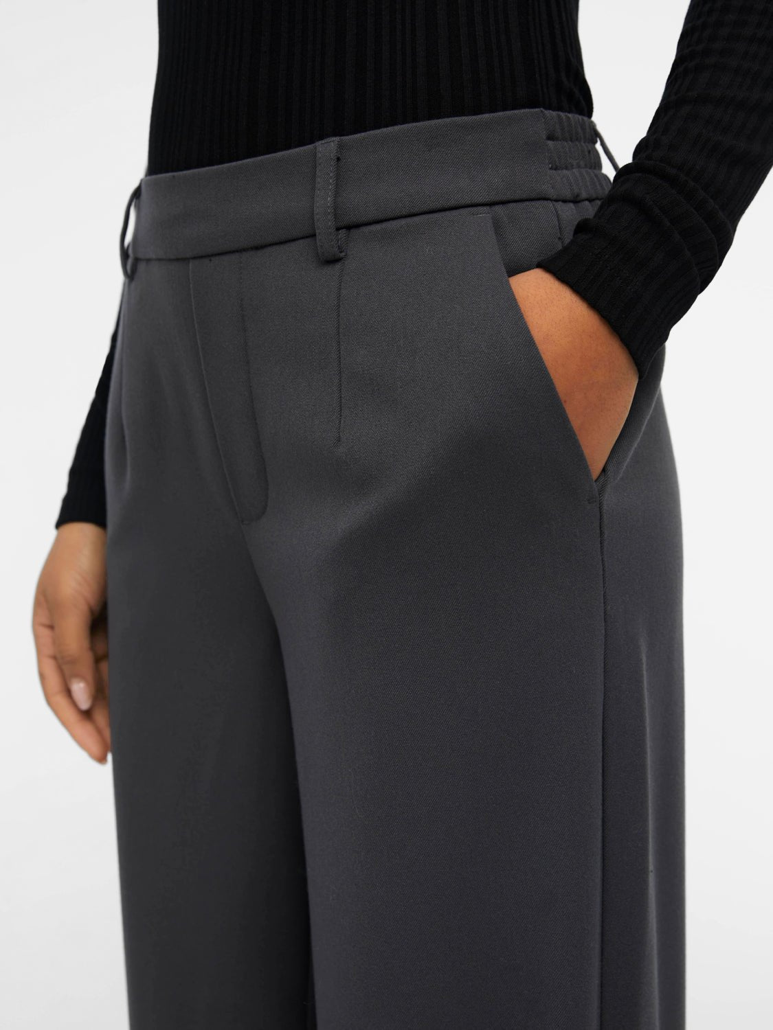 OBJLISA Pants - Magnet - VERO MODA & VILA Bergvik
