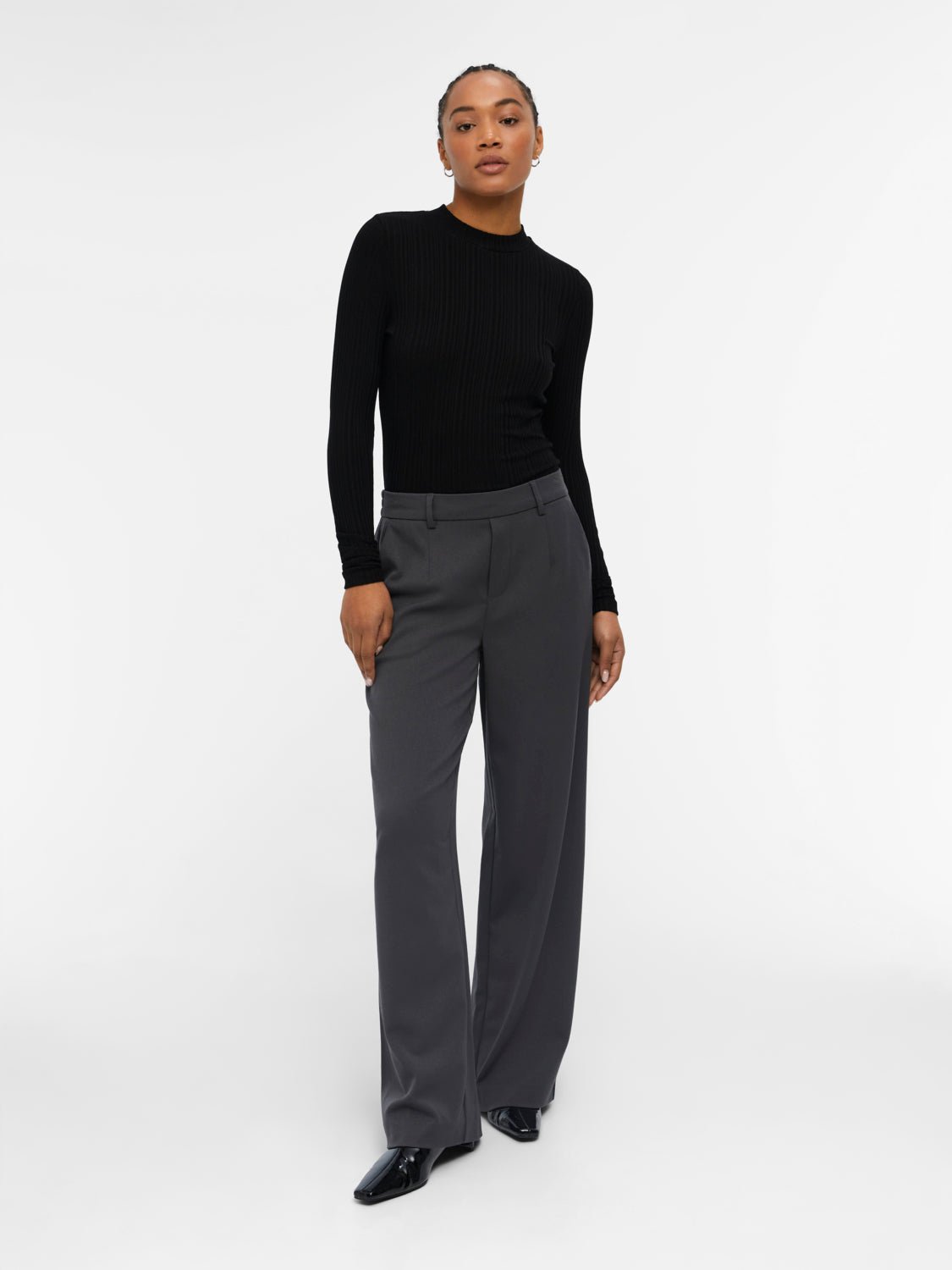 OBJLISA Pants - Magnet - VERO MODA & VILA Bergvik