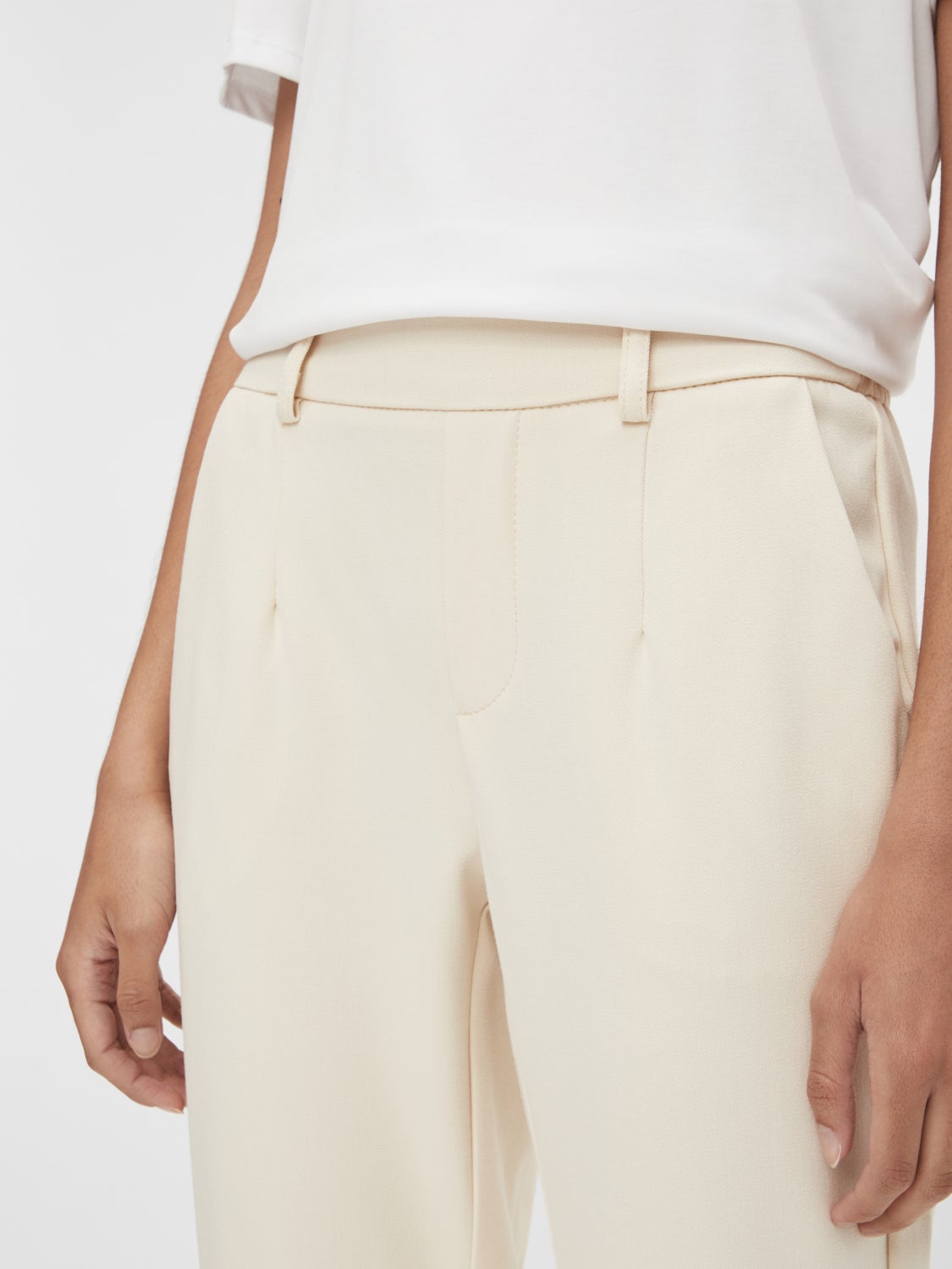 OBJLISA Pants - Sandshell - VERO MODA & VILA Bergvik