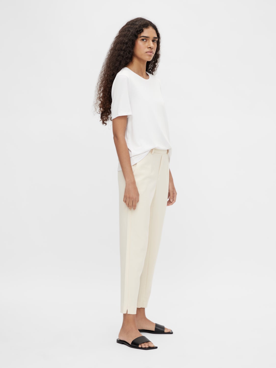 OBJLISA Pants - Sandshell - VERO MODA & VILA Bergvik