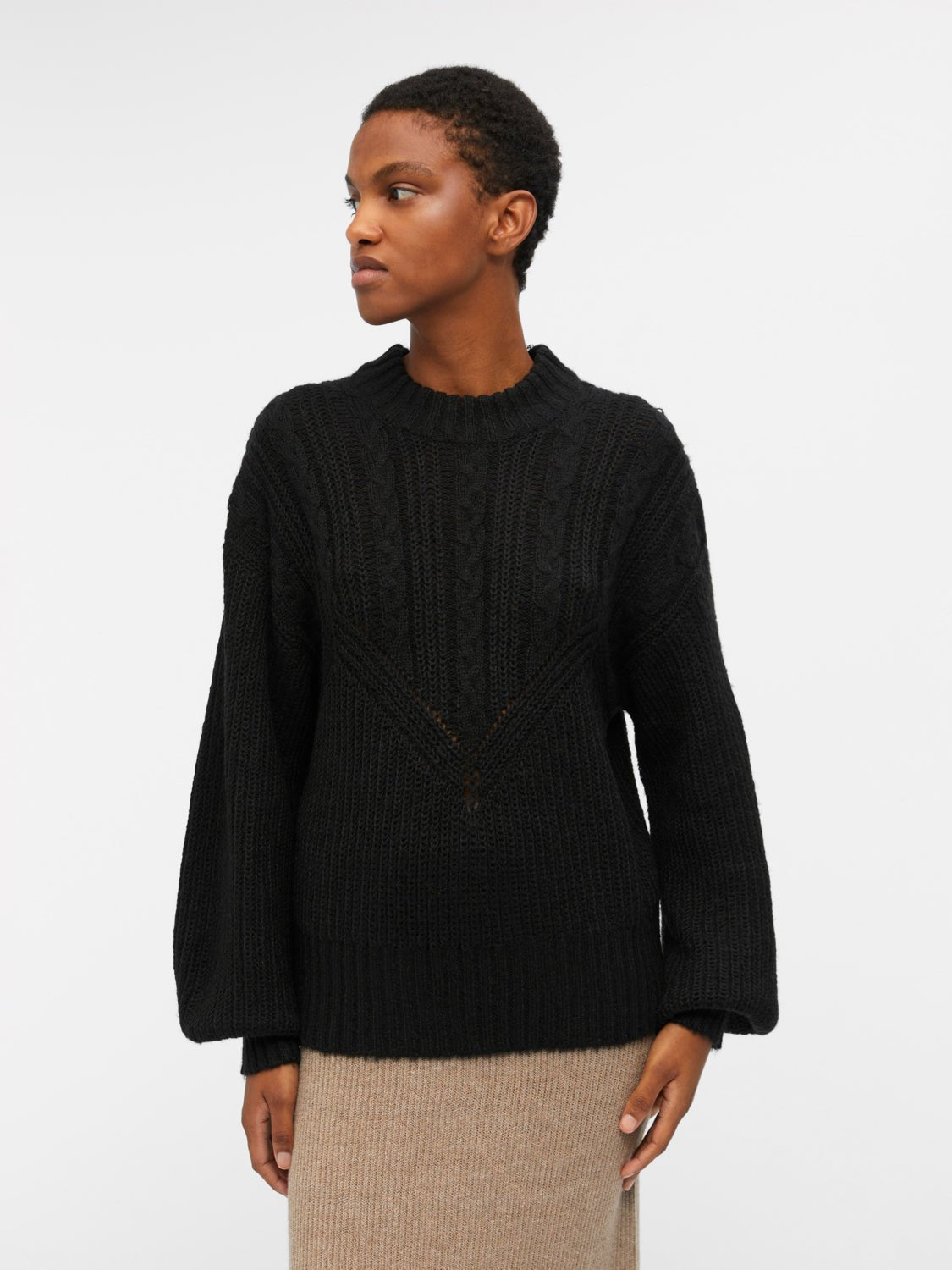 OBJNOVA Pullover - Black - VERO MODA & VILA Bergvik