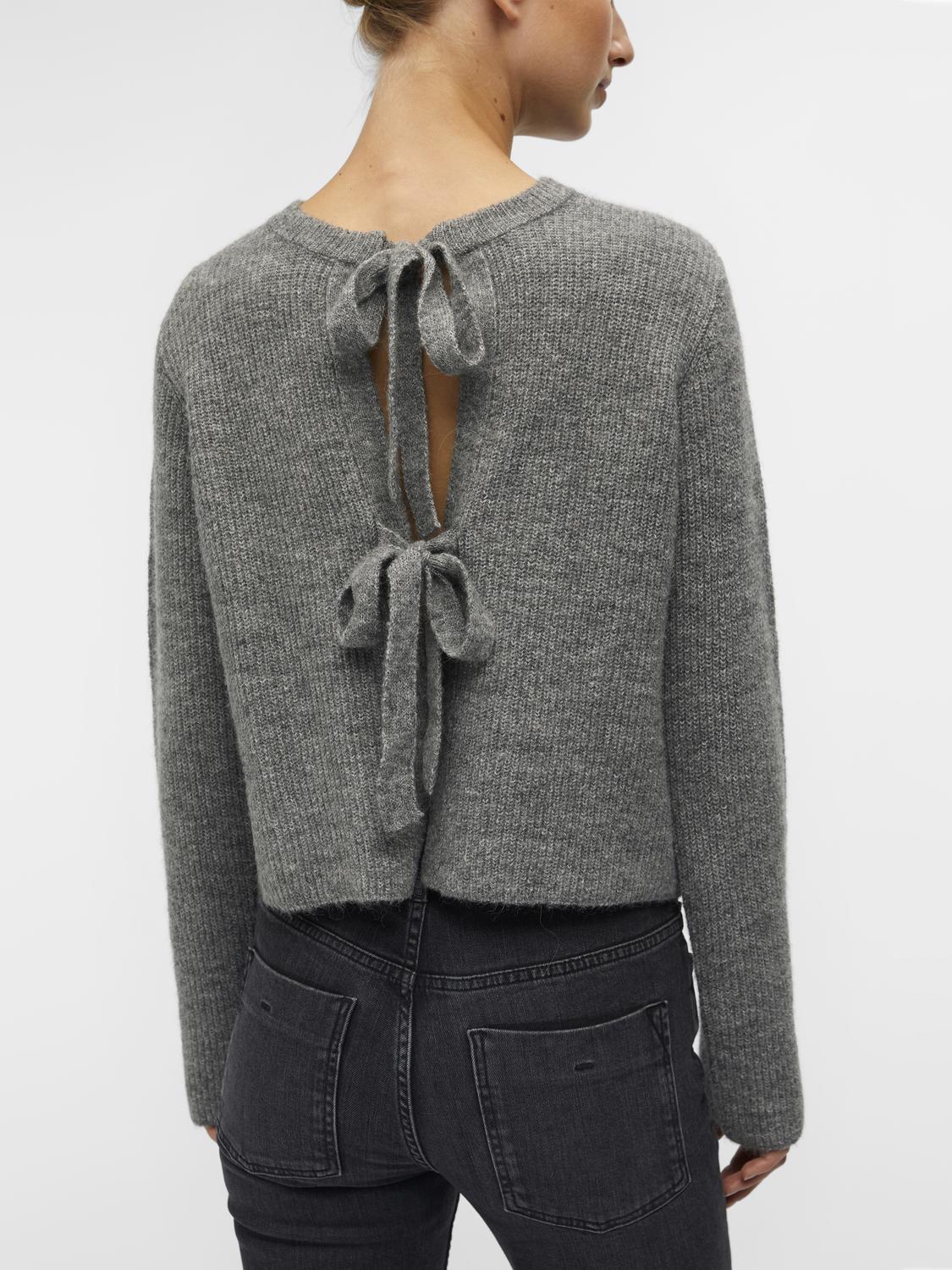 OBJPARVI Cardigan - Medium Grey Melange - VERO MODA & VILA Bergvik