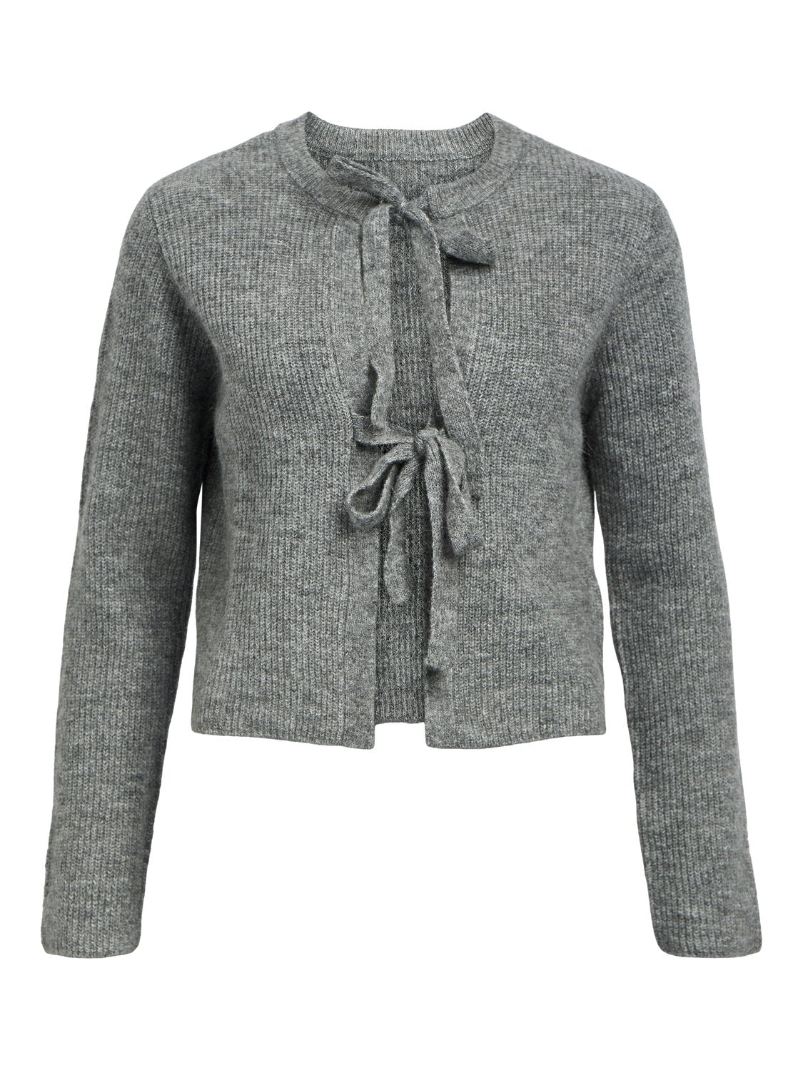 OBJPARVI Cardigan - Medium Grey Melange - VERO MODA & VILA Bergvik