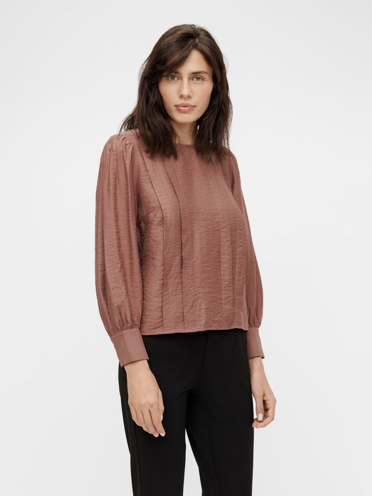 OBJSANA T-shirts & Tops - cognac - VERO MODA & VILA Bergvik