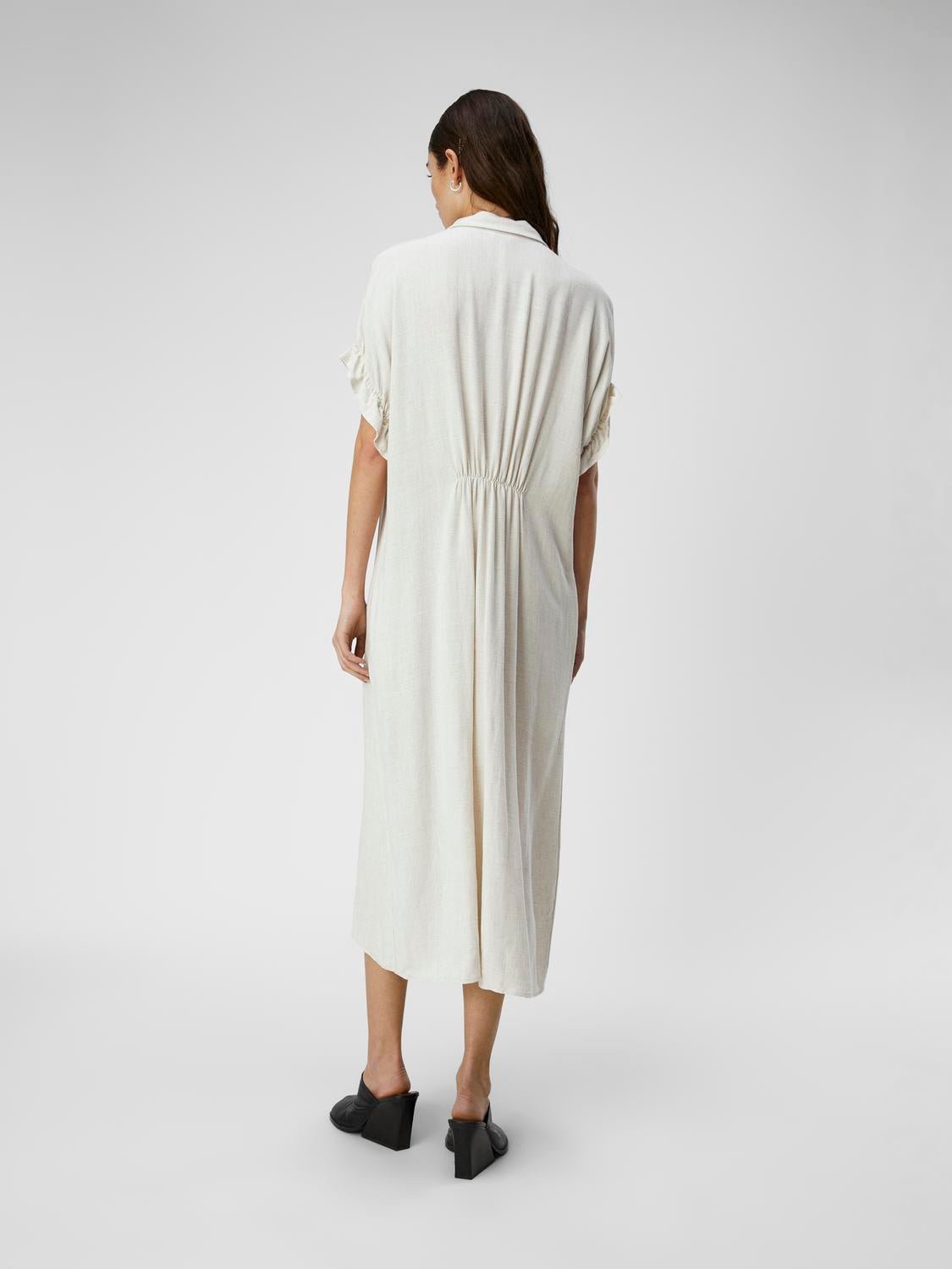 OBJSANNE Dress - Sandshell - VERO MODA & VILA Bergvik