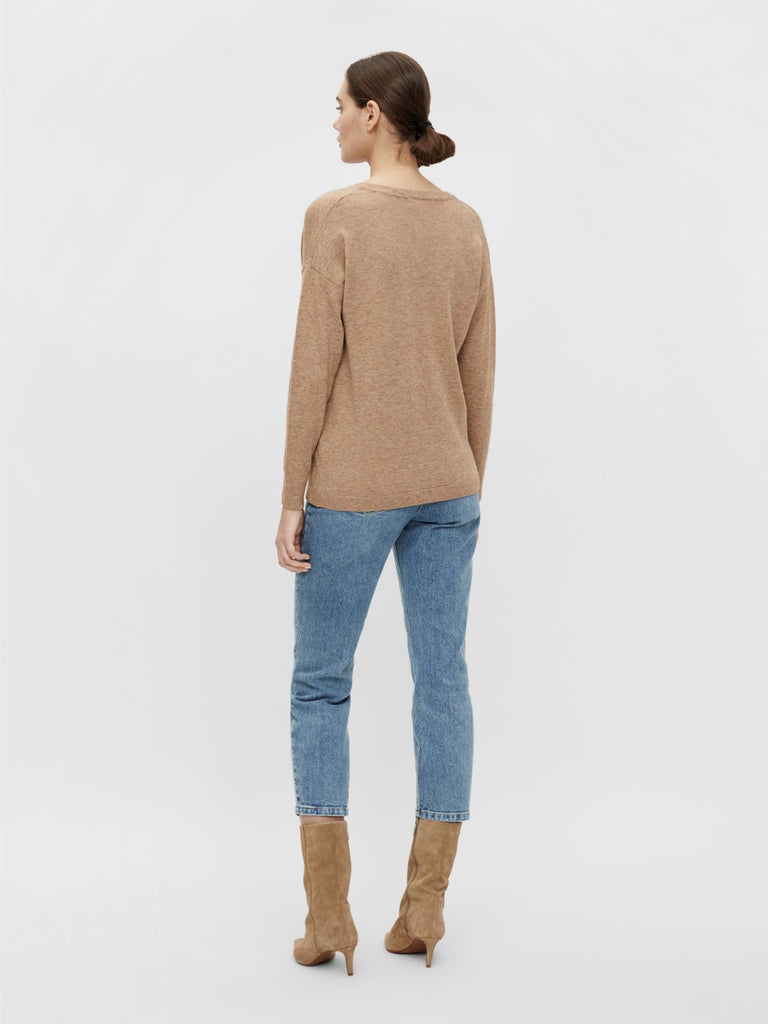 OBJTHESS Pullover - Chipmunk - VERO MODA & VILA Bergvik
