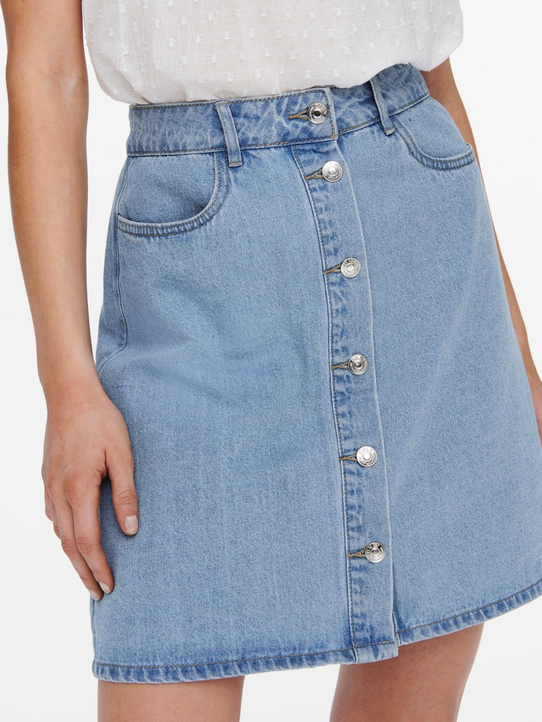 ONLFARRAH Skirt - light blue denim - VERO MODA & VILA Bergvik