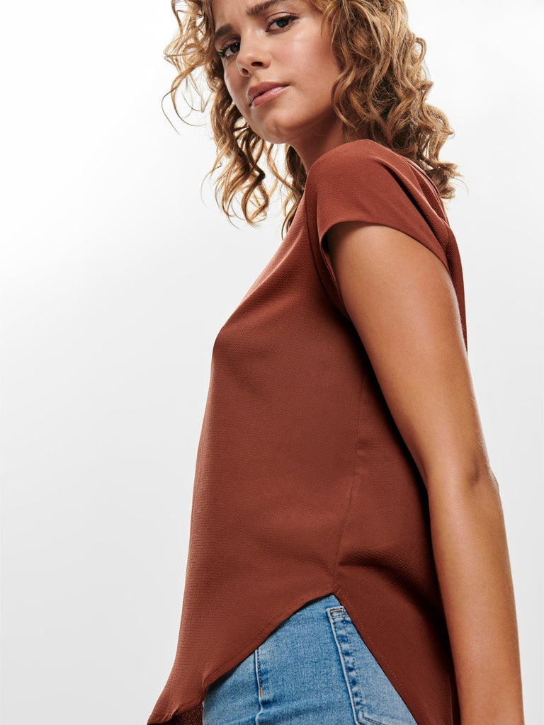 ONLVIC T-shirts & Tops - Henna - VERO MODA & VILA Bergvik