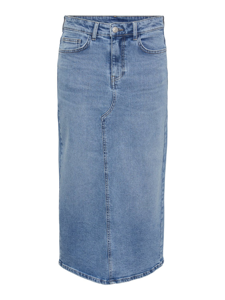 PCBELLA Skirt - Medium Blue Denim - VERO MODA & VILA Bergvik