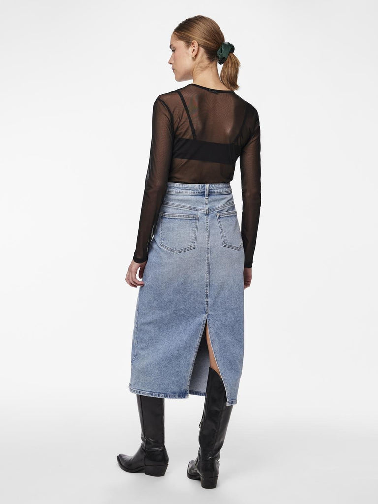 PCBELLA Skirt - Medium Blue Denim - VERO MODA & VILA Bergvik