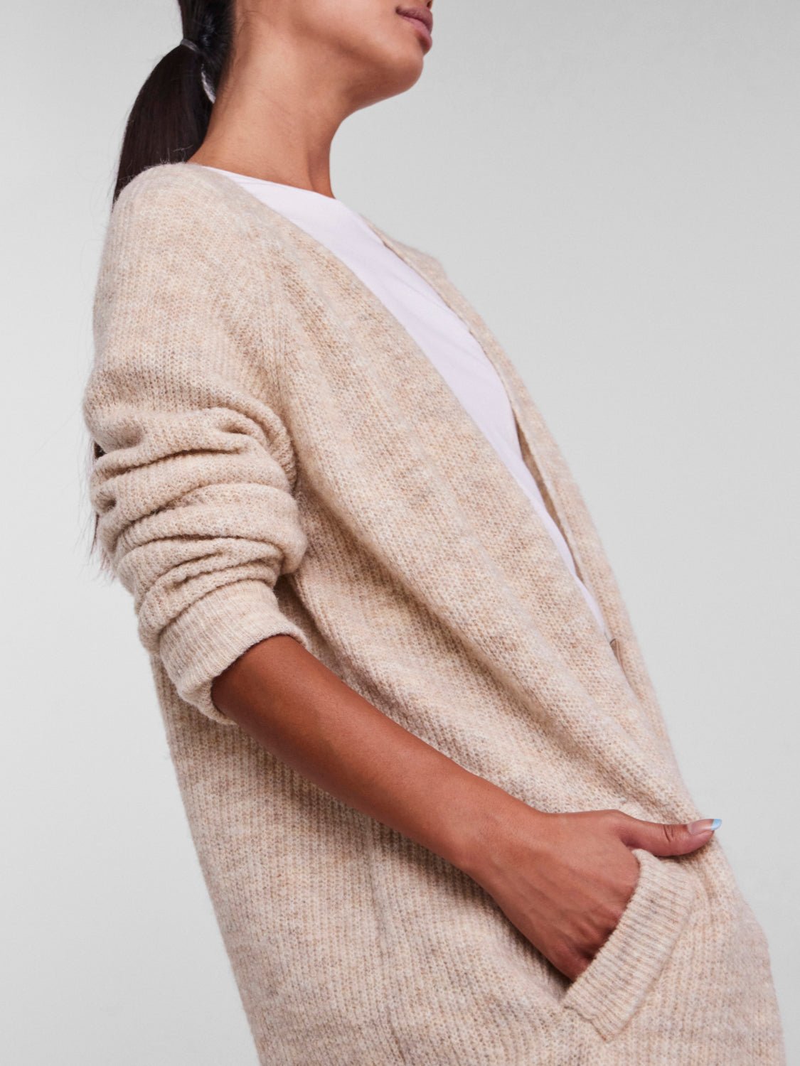 PCELLEN Cardigan - White Pepper - VERO MODA & VILA Bergvik