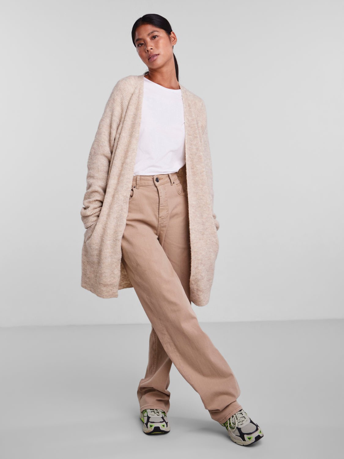 PCELLEN Cardigan - White Pepper - VERO MODA & VILA Bergvik