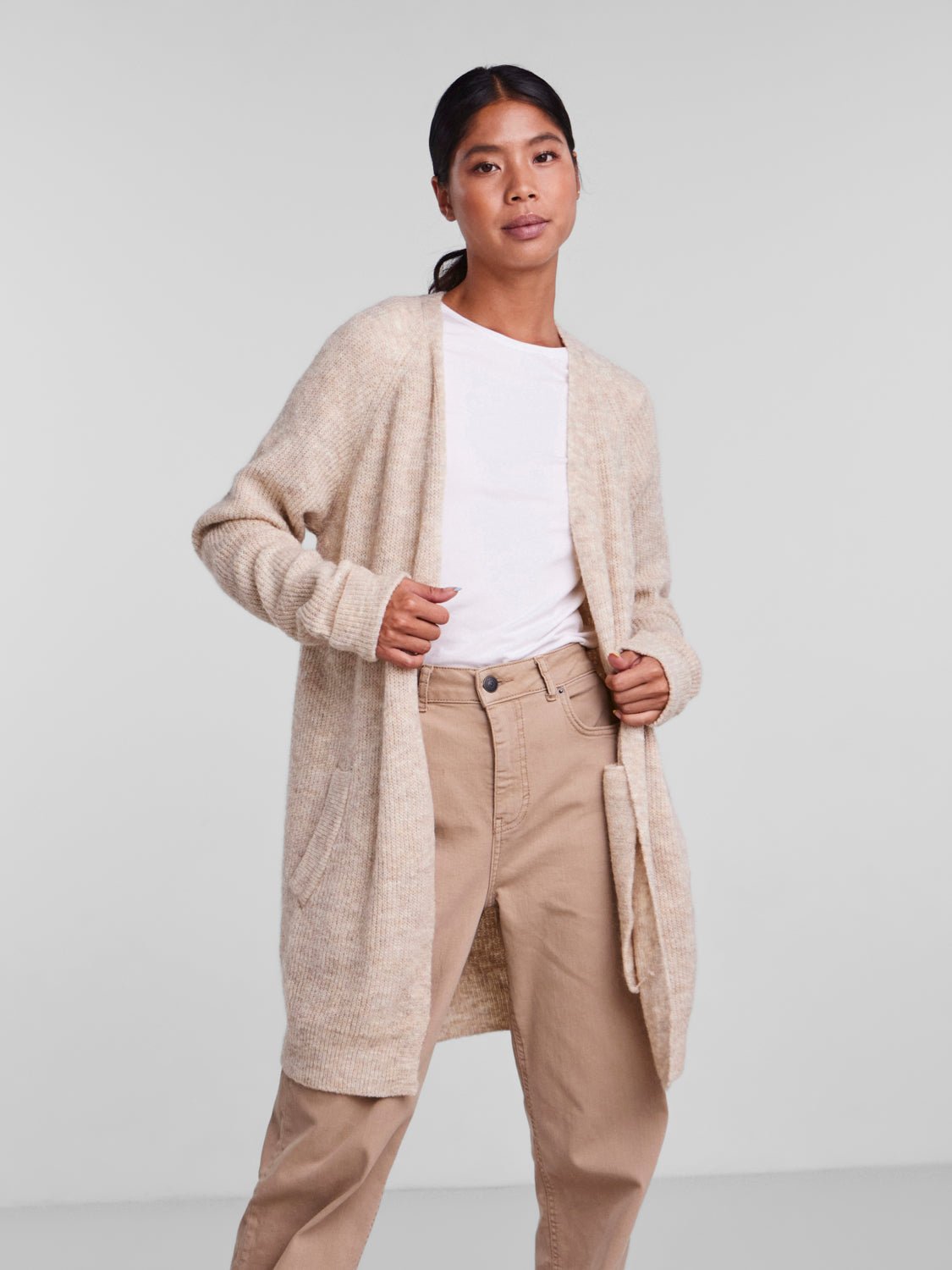 PCELLEN Cardigan - White Pepper - VERO MODA & VILA Bergvik