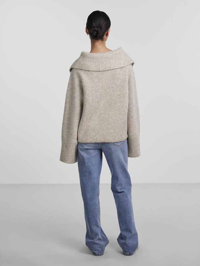 PCFADE Pullover - White Pepper - VERO MODA & VILA Bergvik