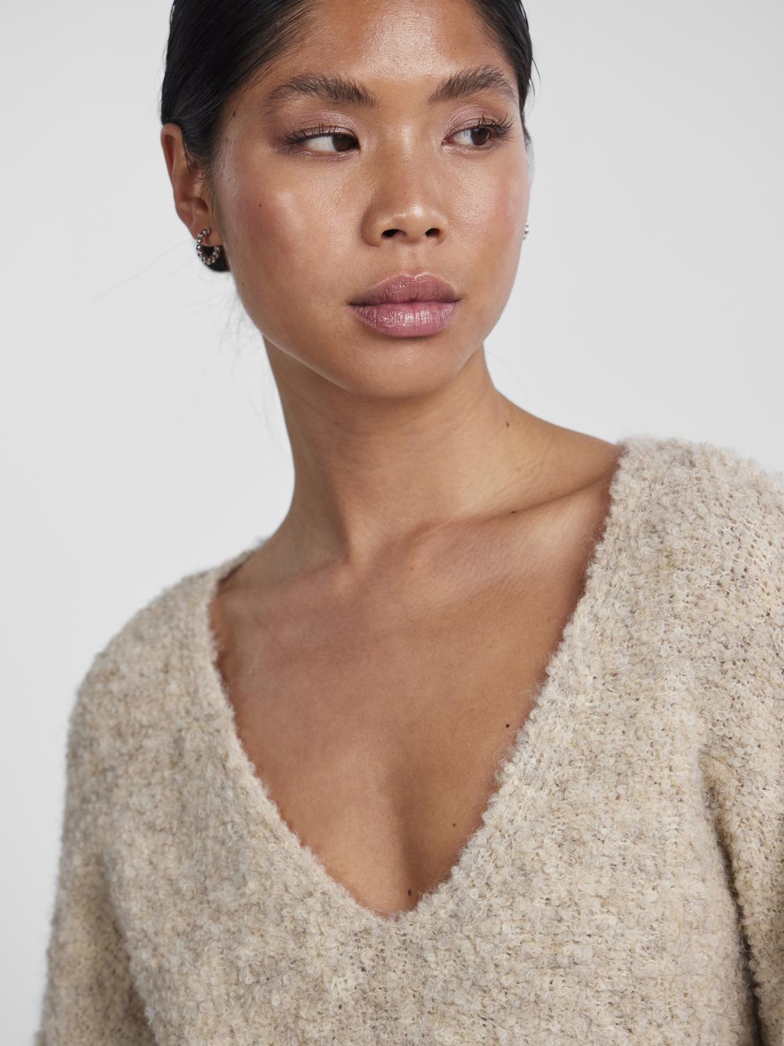 PCFIKA Pullover - Safari - VERO MODA & VILA Bergvik