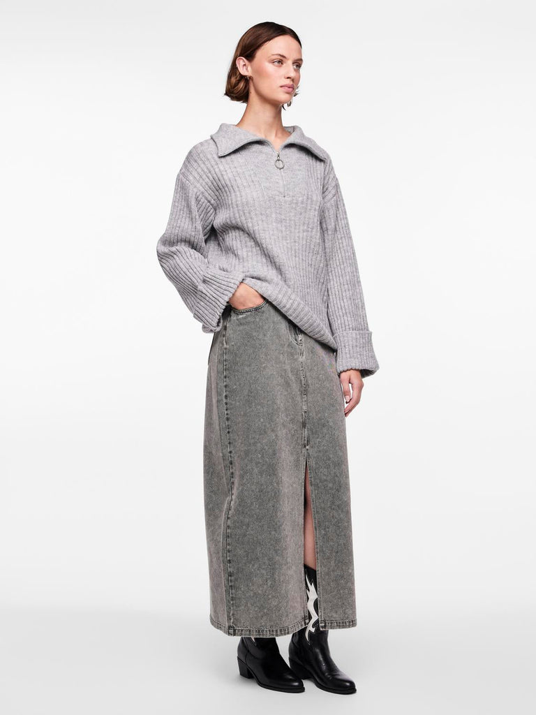 PCHASY Pullover - Light Grey Melange - VERO MODA & VILA Bergvik