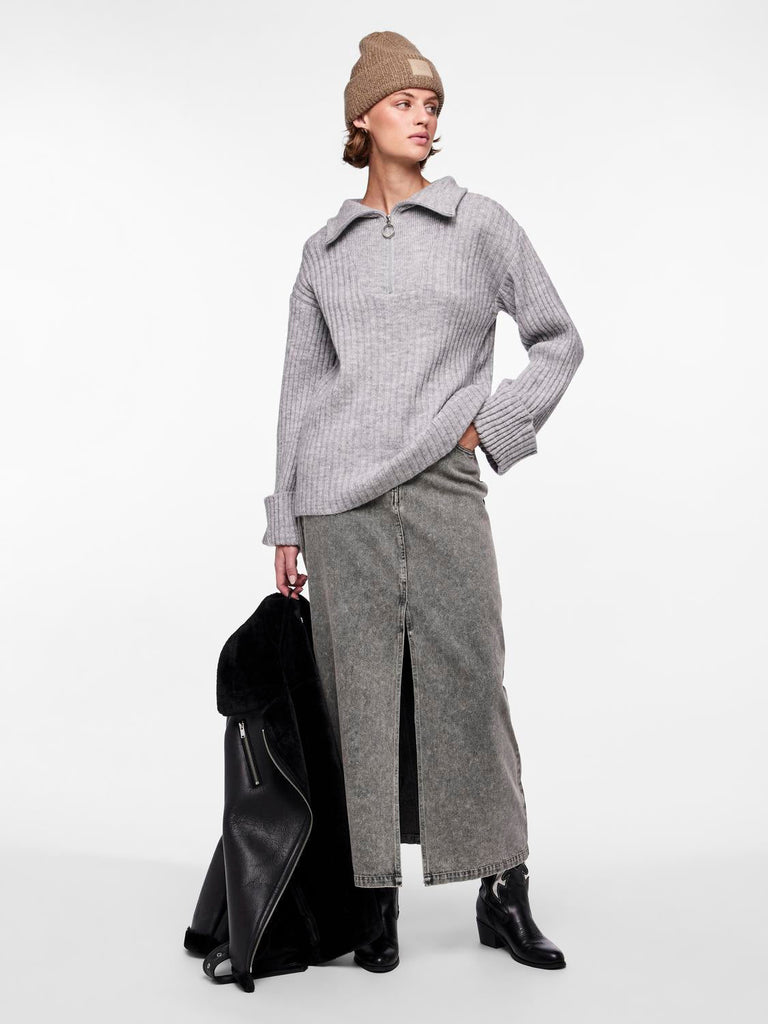 PCHASY Pullover - Light Grey Melange - VERO MODA & VILA Bergvik