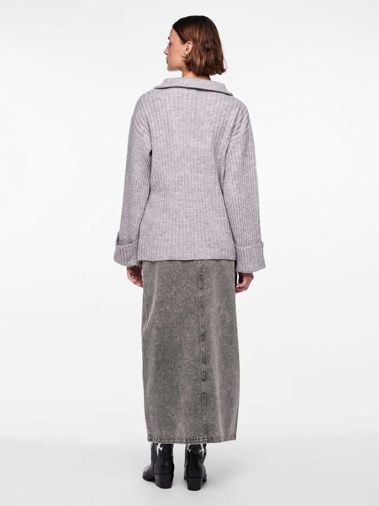 PCHASY Pullover - Light Grey Melange - VERO MODA & VILA Bergvik