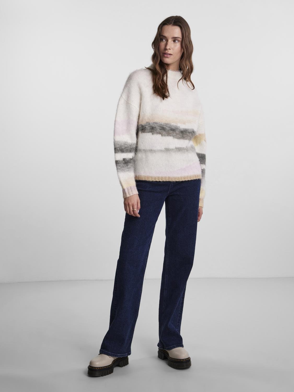 PCJERIA Pullover - Cloud Dancer - VERO MODA & VILA Bergvik