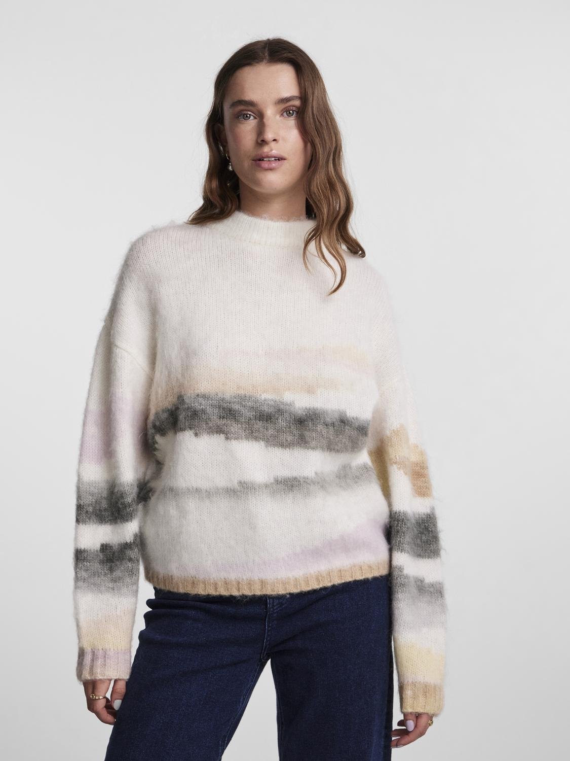 PCJERIA Pullover - Cloud Dancer - VERO MODA & VILA Bergvik