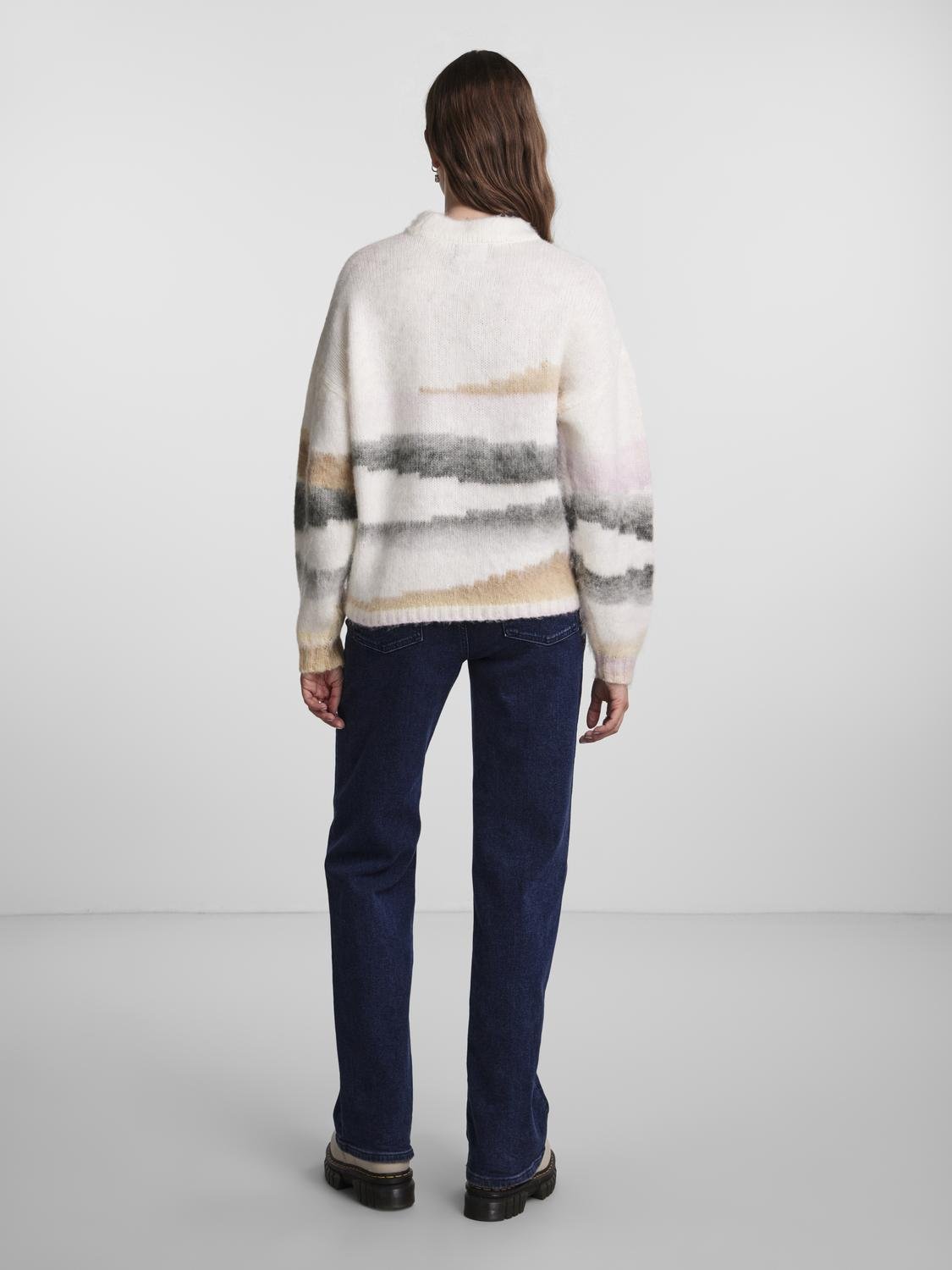 PCJERIA Pullover - Cloud Dancer - VERO MODA & VILA Bergvik