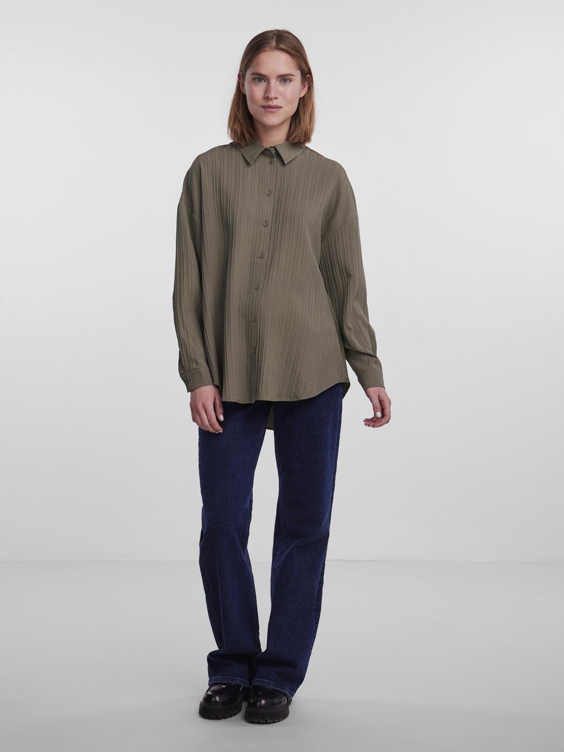 PCJUNIPER Shirts - Deep Lichen Green - VERO MODA & VILA Bergvik