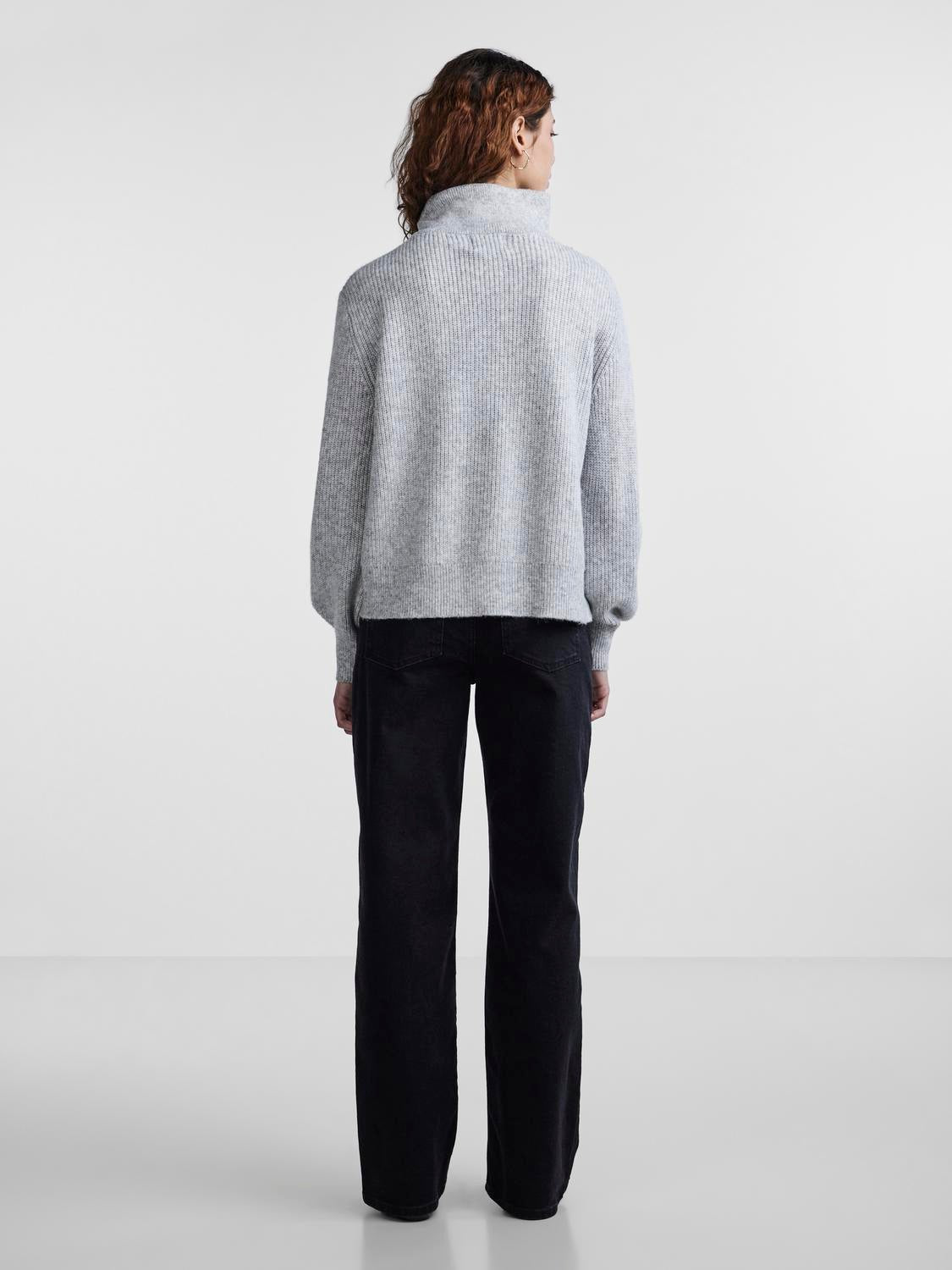 PCNARIA Pullover - Light Grey Melange - VERO MODA & VILA Bergvik