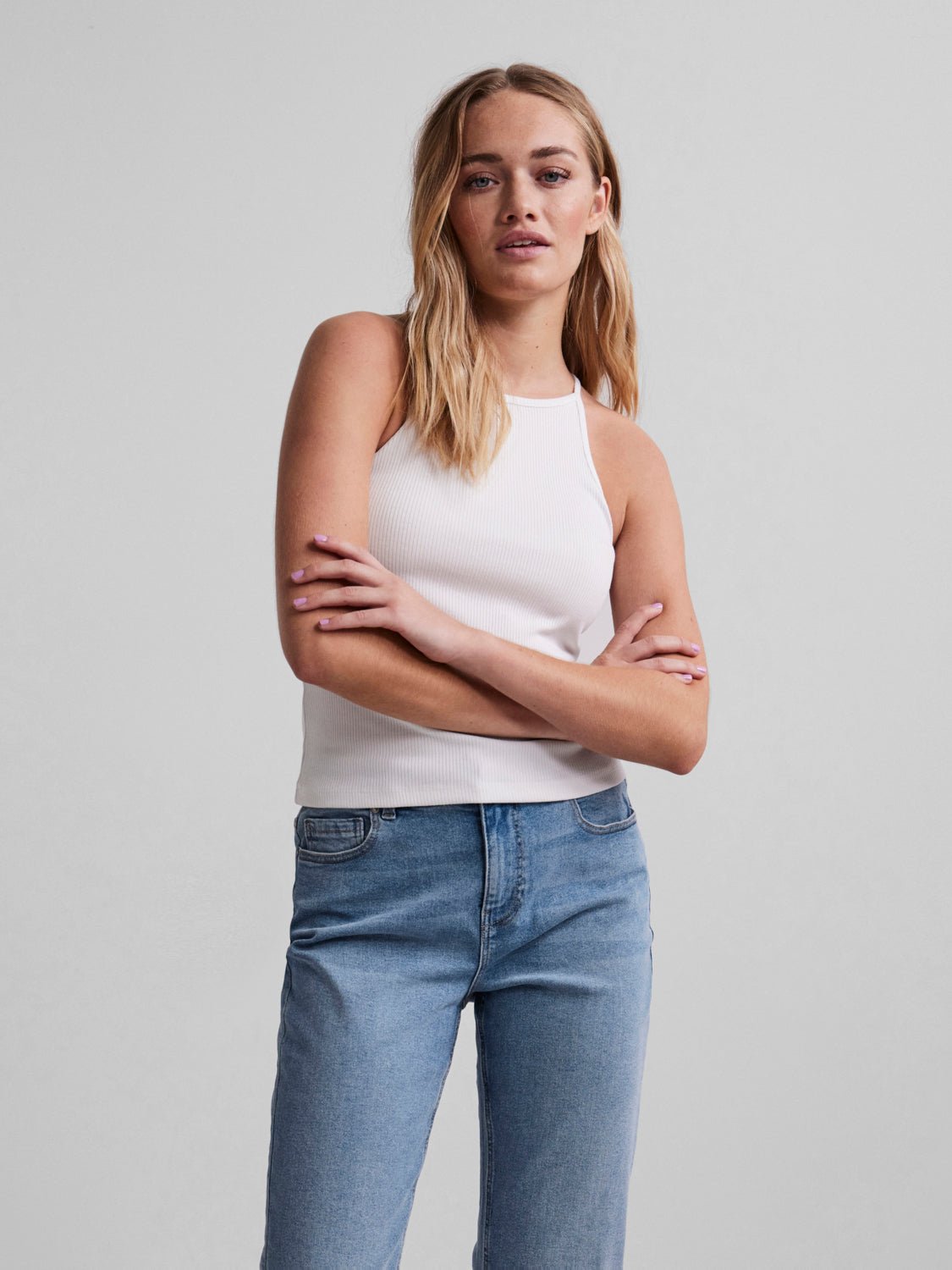 PCOSTINA Tank Top - Bright White - VERO MODA & VILA Bergvik