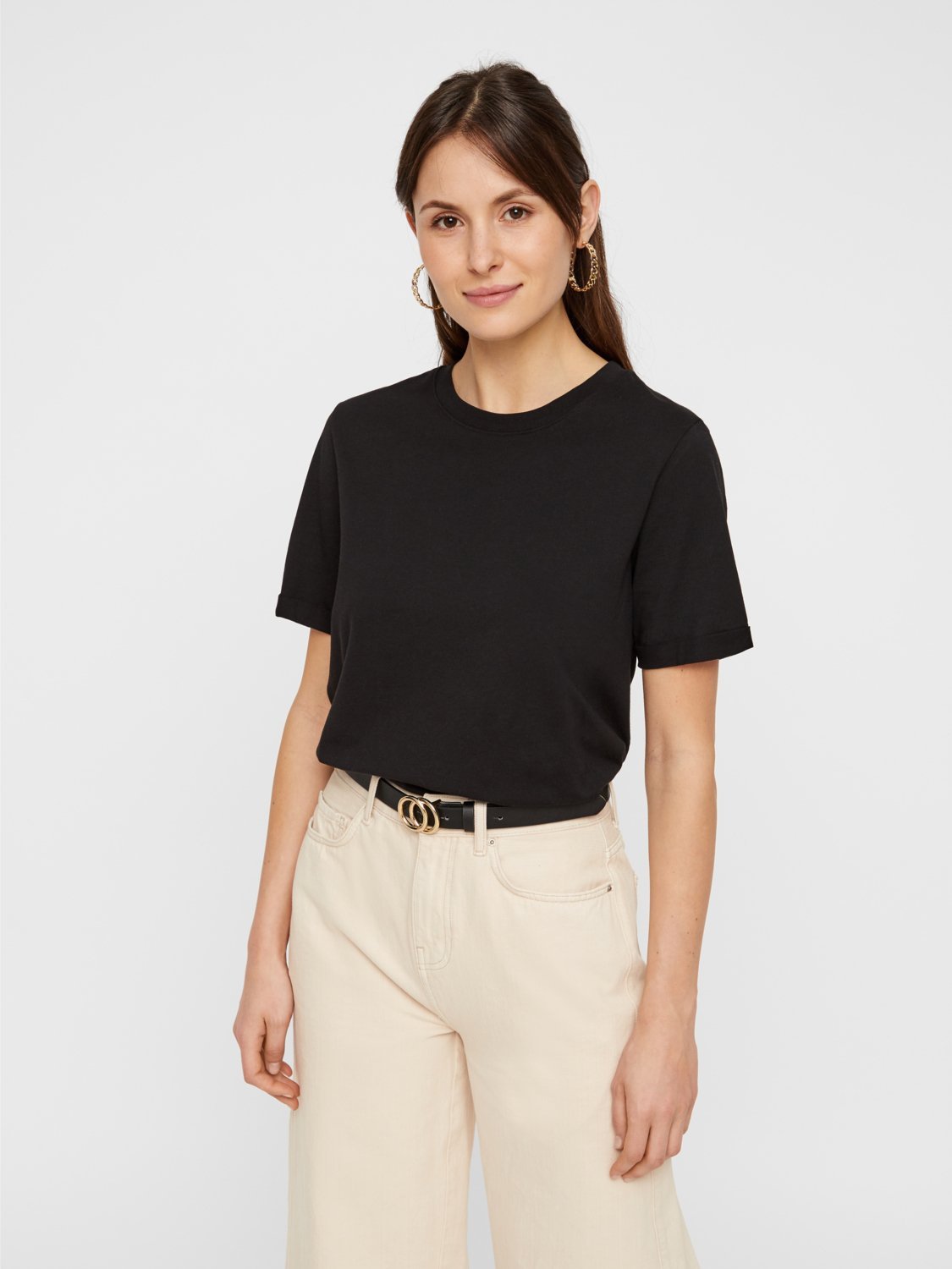 PCRIA T-shirt - black - VERO MODA & VILA Bergvik
